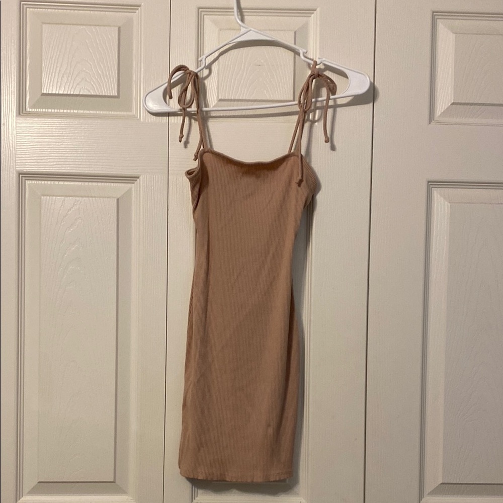 Urban Outfitters Tan Mini Dress